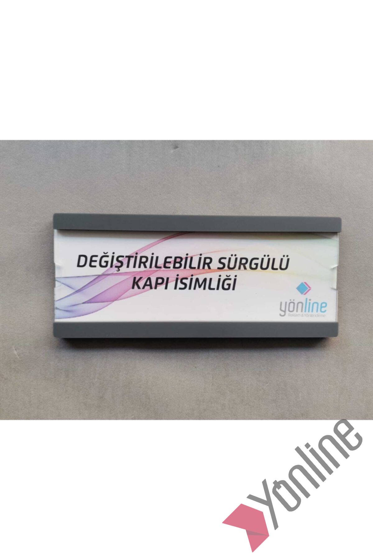 Değiştirilebilir Sürgülü Kapı İsimliği