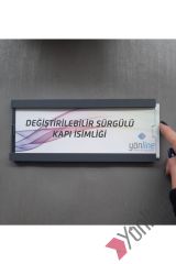 Değiştirilebilir Sürgülü Kapı İsimliği