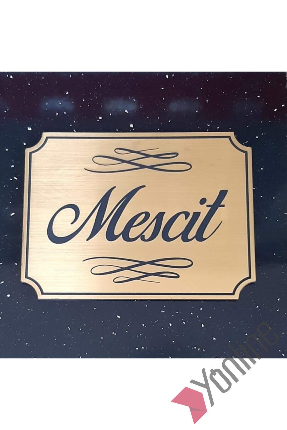 Klasik Seri Altın Mescit Kapı İsimliği