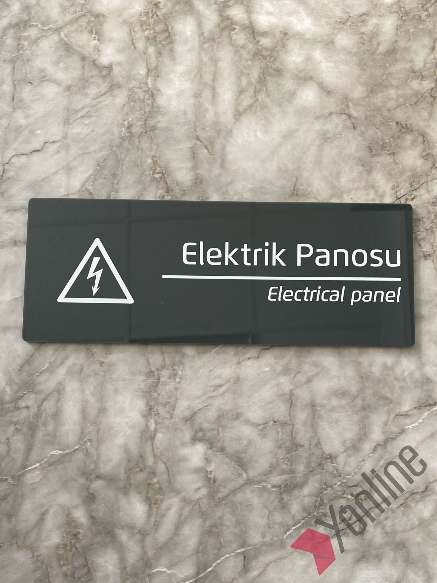 Elektrik Panosu Kapı İsimliği