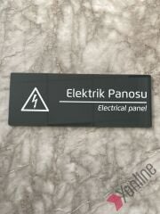 Elektrik Panosu Kapı İsimliği