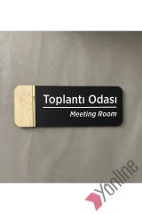 Meşe Serisi Toplantı Odası Kapı İsimliği