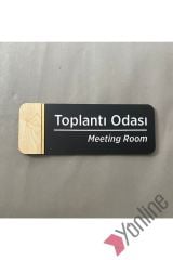 Meşe Serisi Toplantı Odası Kapı İsimliği