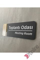Meşe Serisi Toplantı Odası Kapı İsimliği