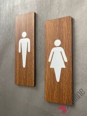 Ceviz Dikey WC Levhası