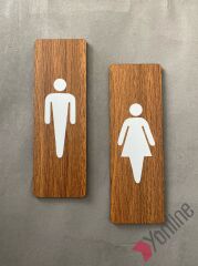 Ceviz Dikey WC Levhası