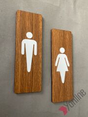 Ceviz Dikey WC Levhası