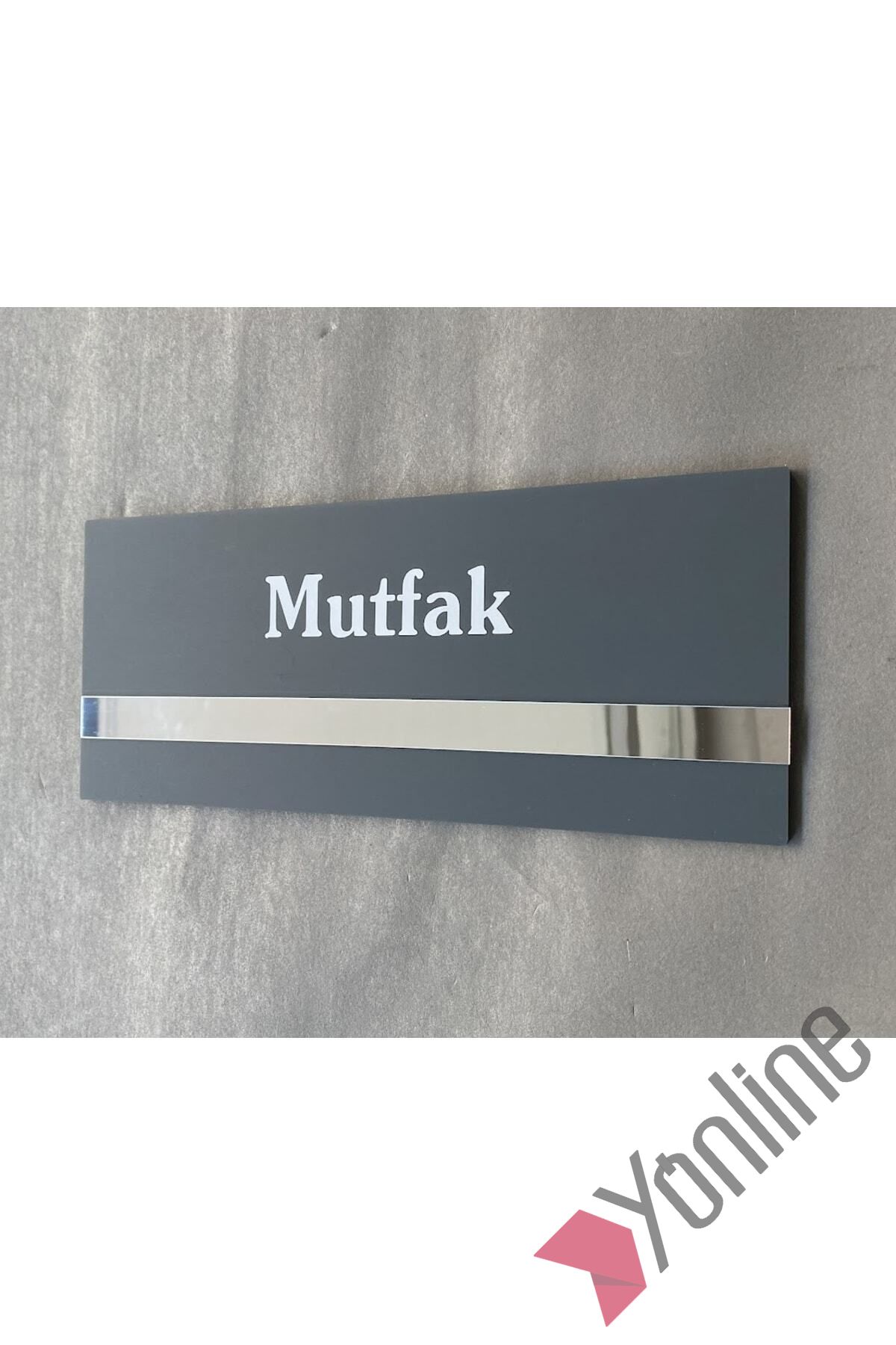 Soft Seri Minimal Mutfak Kapı İsimliği