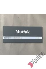 Soft Seri Minimal Mutfak Kapı İsimliği