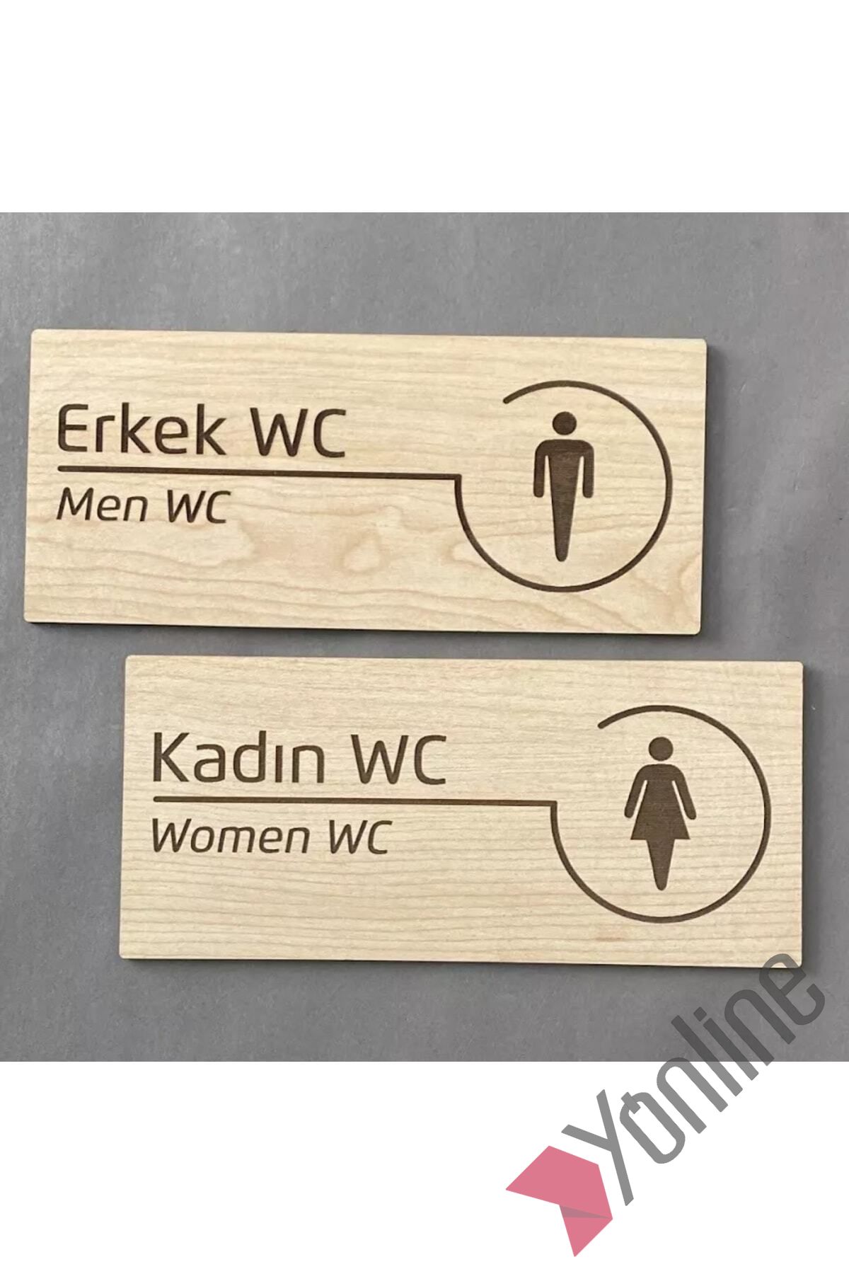 Meşe Serisi Naturel WC Levhası