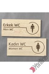 Meşe Serisi Naturel WC Levhası