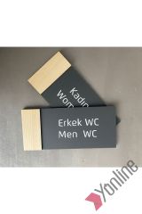 Meşe Serisi Pleksi WC Levhası
