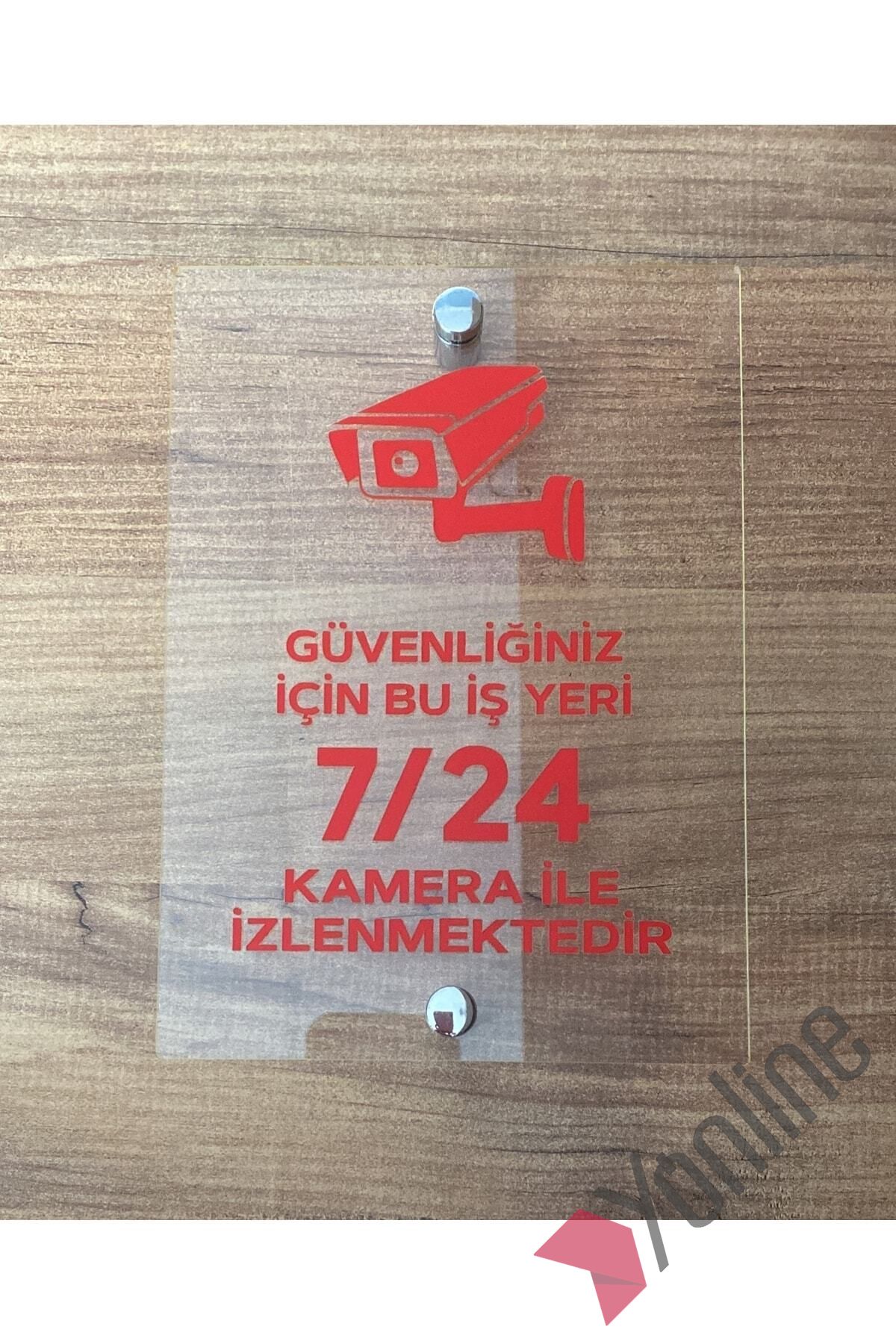 Güvenlik Kamerası Uyarı Levhası