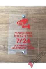 Güvenlik Kamerası Uyarı Levhası