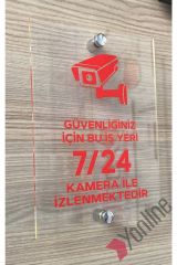 Güvenlik Kamerası Uyarı Levhası