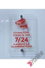 Güvenlik Kamerası Uyarı Levhası