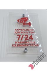 Güvenlik Kamerası Uyarı Levhası