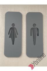 Black Cool Serisi WC Levhası
