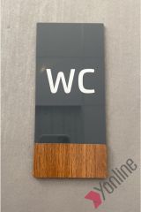 Wooden Serisi Dikey WC Levhası