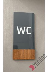 Wooden Serisi Dikey WC Levhası