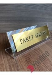 Pleksi Masaüstü İsimlik