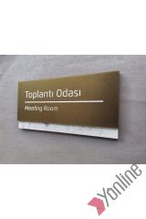 Yeşil Florit Serisi Toplantı Odası Kapı İsimliği
