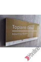 Yeşil Florit Serisi Toplantı Odası Kapı İsimliği