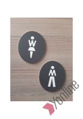 Mat Antrasit WC Levhası