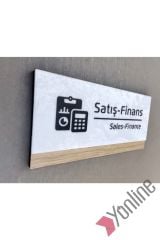 Klasik MDF Serisi Satış - Finans Kapı İsimliği