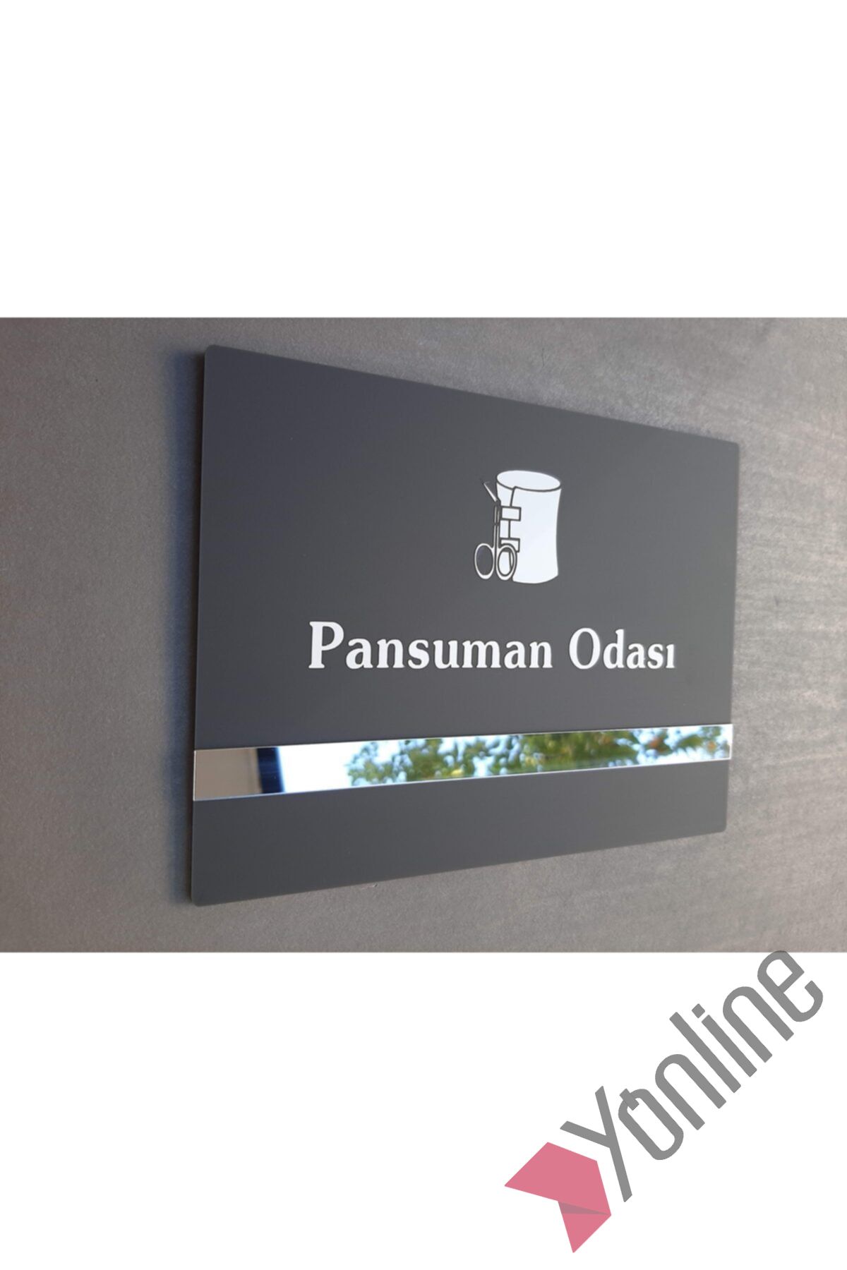 Soft Seri Pansuman Odası Kapı İsimliği