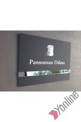 Soft Seri Pansuman Odası Kapı İsimliği
