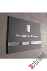 Soft Seri Pansuman Odası Kapı İsimliği