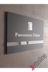 Soft Seri Pansuman Odası Kapı İsimliği
