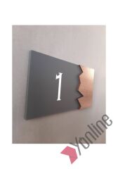 Wooden Serisi Kapı Numarası