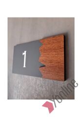 Wooden Serisi Kapı Numarası