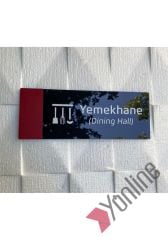 Red Serisi Yemekhane Kapı İsimliği