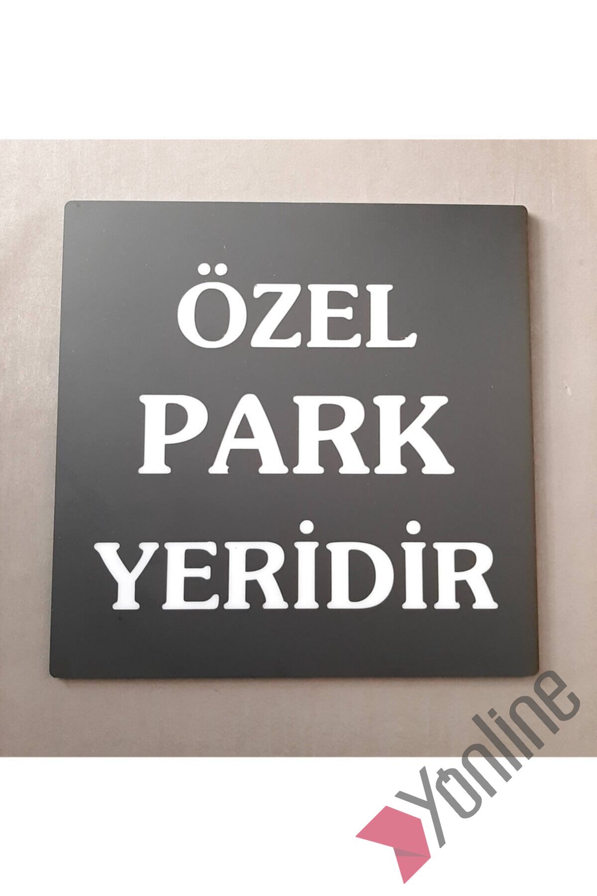 Özelleştirilebilir Park Yeri Tabelası