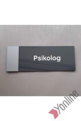 Klasik Seri Psikolog Kapı İsimliği