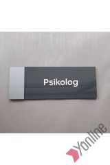 Klasik Seri Psikolog Kapı İsimliği