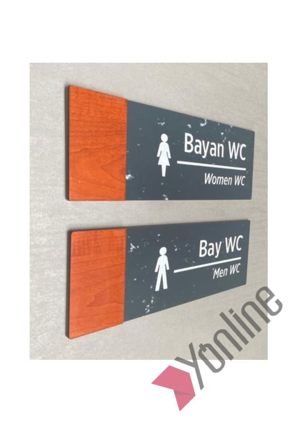 Wooden Serisi WC Levhası