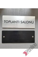 Mıknatıslı Gümüş Kapı İsimliği