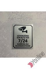 Güvenlik Kamerası Uyarı Levhası