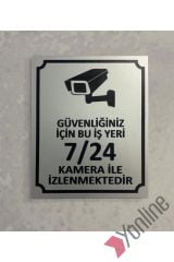 Güvenlik Kamerası Uyarı Levhası