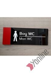 Red Serisi Bay - Bayan WC Levhası