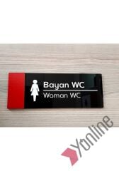 Red Serisi Bay - Bayan WC Levhası