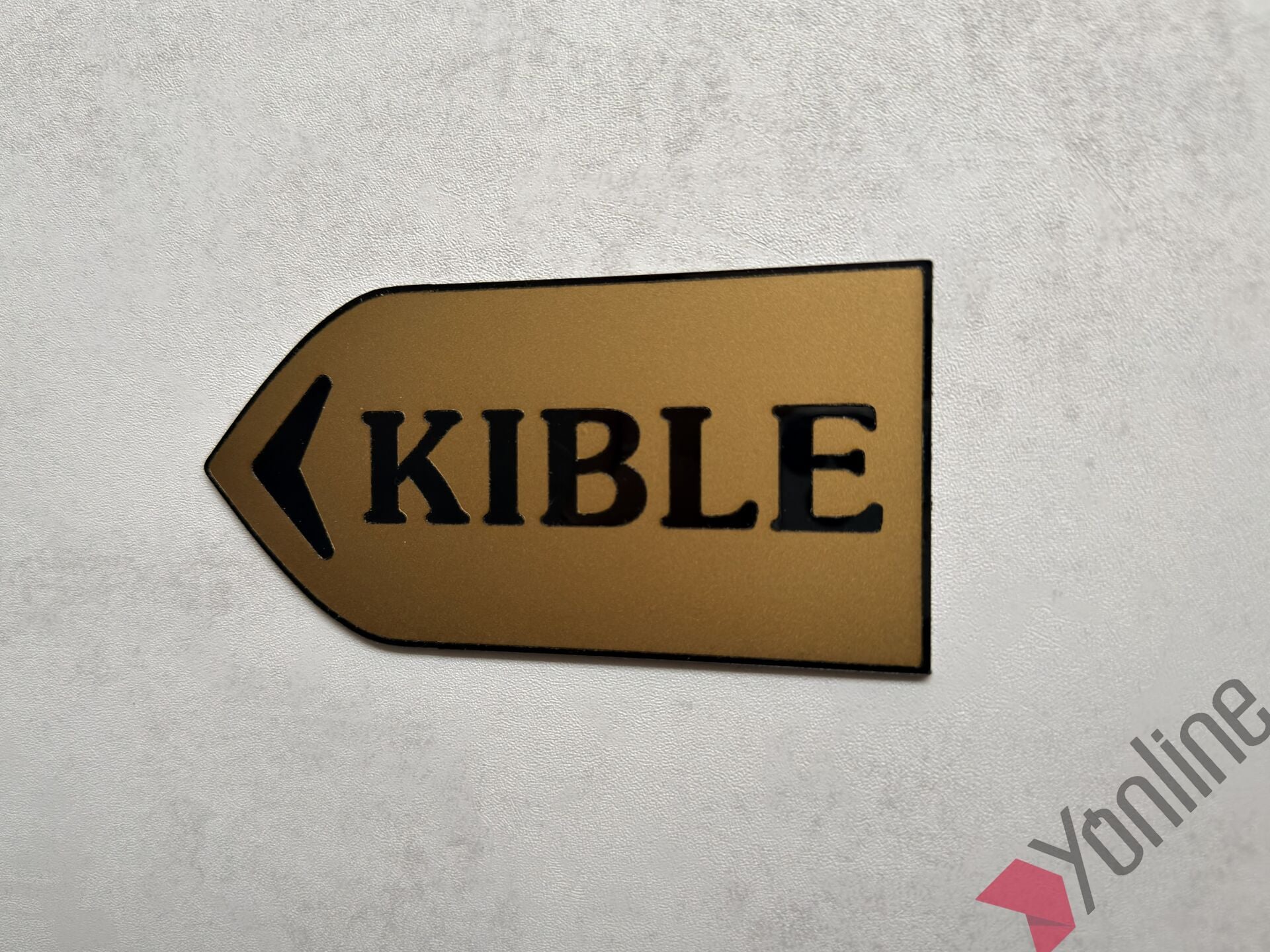 Altın Ok Yönlü Kıble Levhası