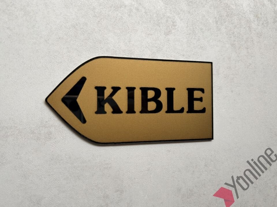 Altın Ok Yönlü Kıble Levhası