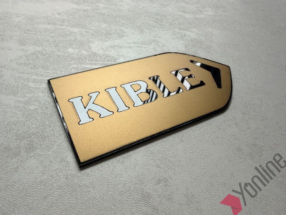 Altın Ok Yönlü Kıble Levhası