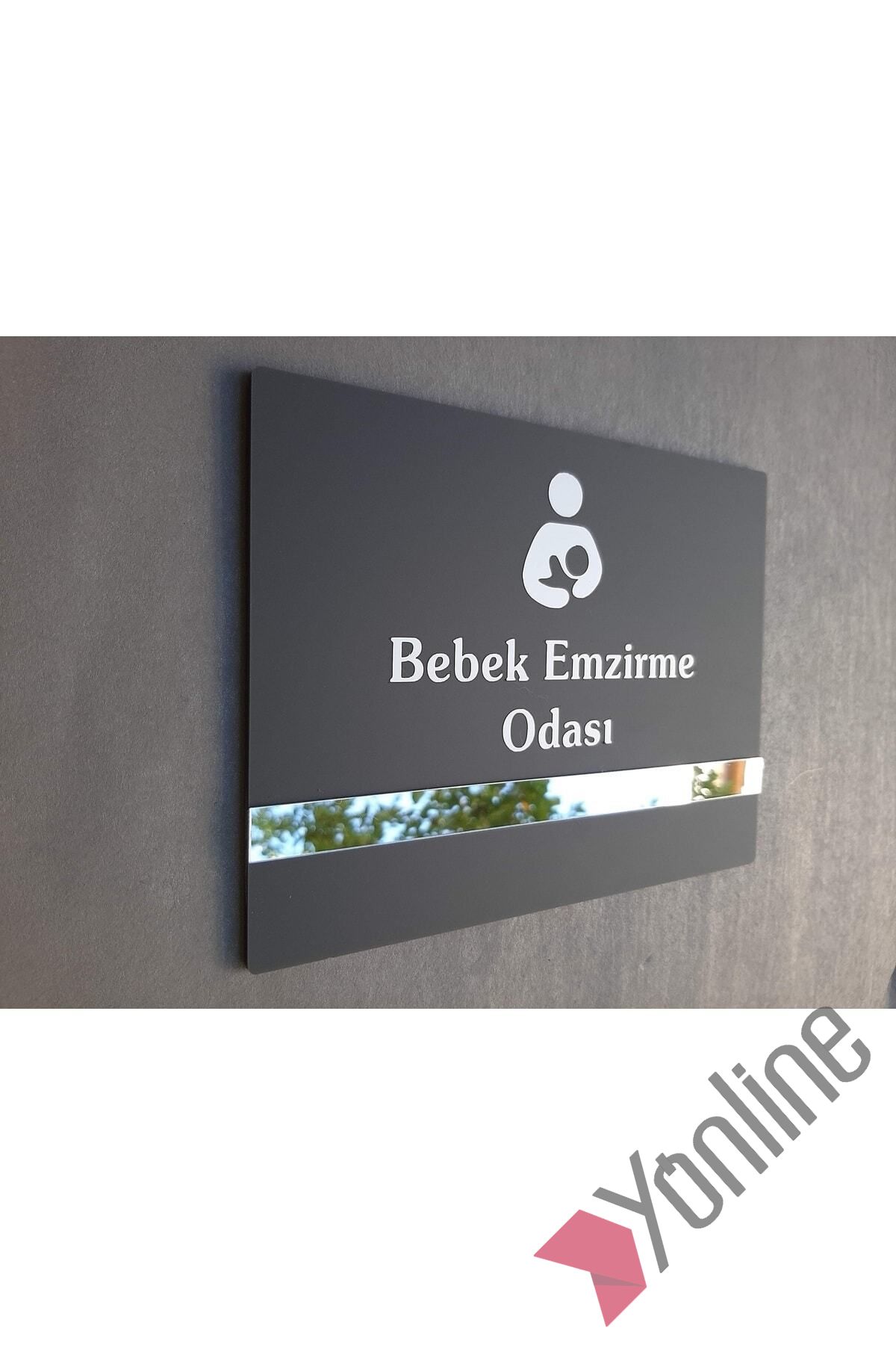 Soft Seri Bebek Emzirme Odası Kapı İsimliği