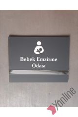 Soft Seri Bebek Emzirme Odası Kapı İsimliği